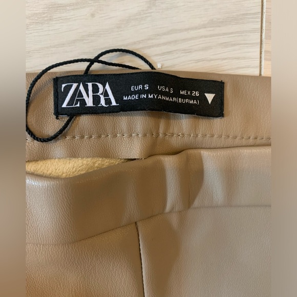 ZARA high-waisted leather leggings - Picture 6 of 6